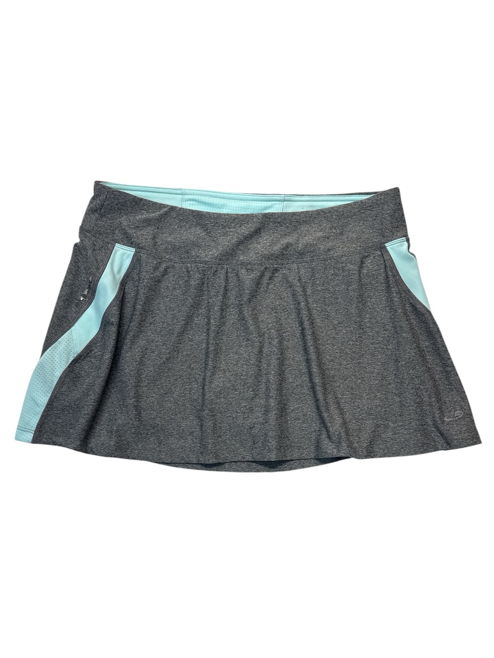 C9 by Champion Grey Skater Skort with Mint Accents